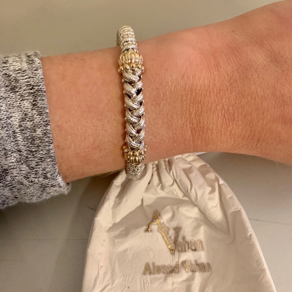 Vahan Silver Braided Bracelet